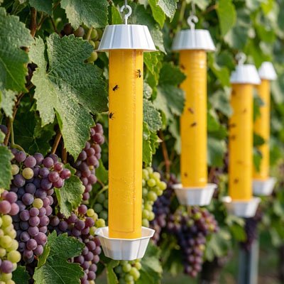 Piège-a-mouche-écologique-dans-vigne
