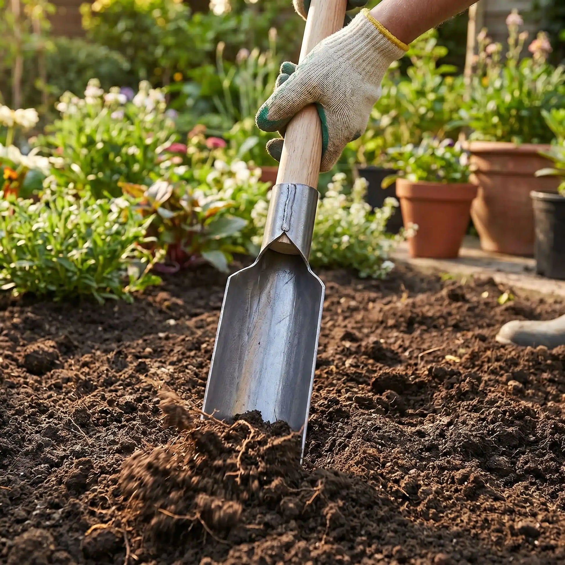 bêche pour jardin