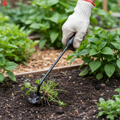 binette houe jardin denteler manche court arrache mauvaises herbes