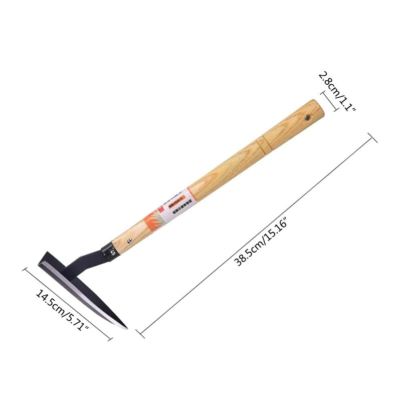 binette outil de jardinage mesure manche lame poigne