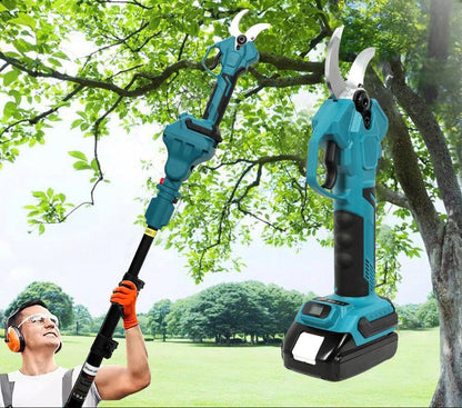 coupe branche electrique avec vue de proche