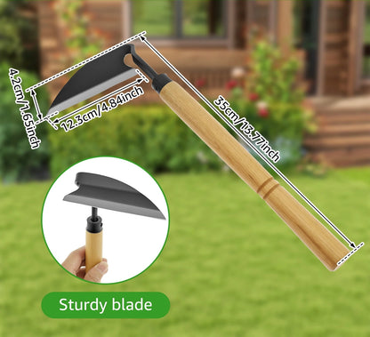 outils de jardinage binette mesure lame manche