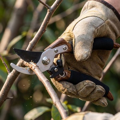 Secateur coupant brindille