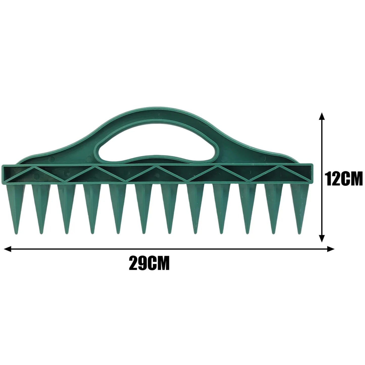 semoir manuel plantoir a 2  dents et mesure  de l'outil