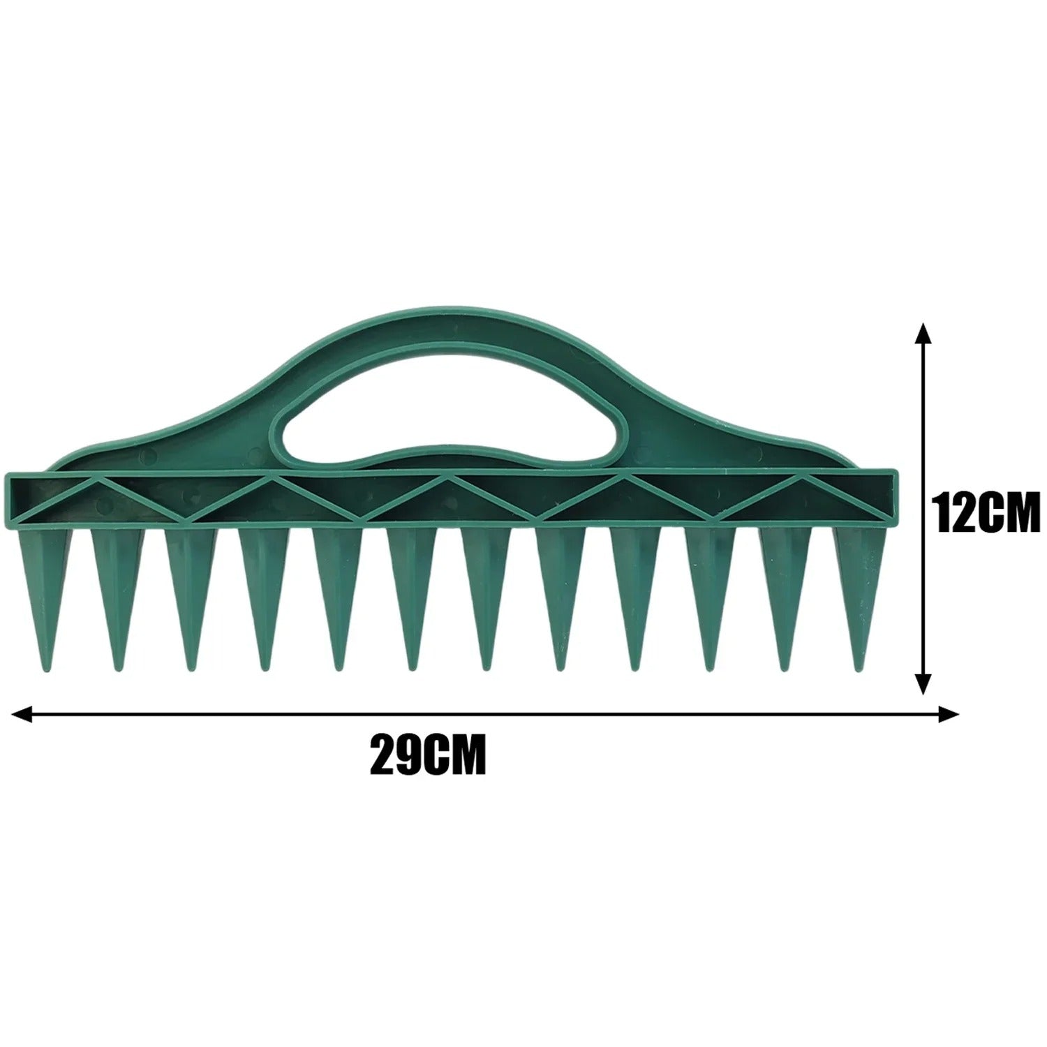 semoir manuel plantoir a 2  dents et mesure  de l'outil