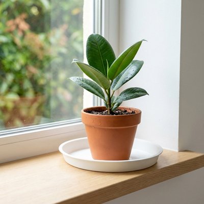 soucoupe pour pot de fleur avec pot plante vertes